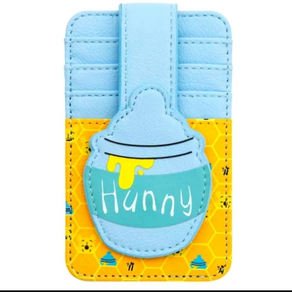 DISNEY PARKS WINNIE THE POOH HUNNY POT CARD HOLDER